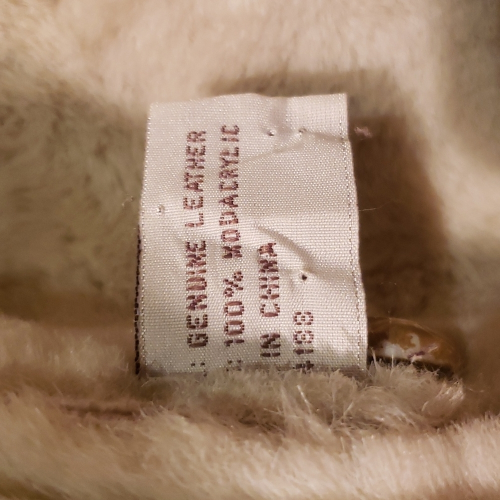 Synergy Ventage Suede Jacket with Faux Fur Lining - Picture 9 of 11